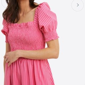 Draper James Cam Smocked Dress XS